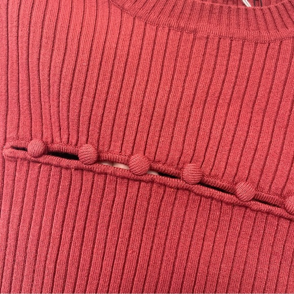 MVP Wardrobe Olga Sweater Bordeaux Size 40 - Picture 7 of 7